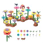 Jouets de construction de jardin de fleurs STEM DIY pour les enfants 3-7 224-Pcs | STEM éducation, BPA gratuit, 224 pièces, inclus, pour les enfants filles garçons de 3 à 7 ans, feinte jeu, belles compétences motrices