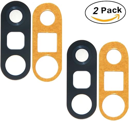 Ewparts Pack Posteriore Posteriore Obiettivo della Fotocamera Riparazione del Coperchio Vetro con Adesivo Ricambio Parti Ricambio per H850 H820 H830 VS987 LS992 Kit Attrezzi