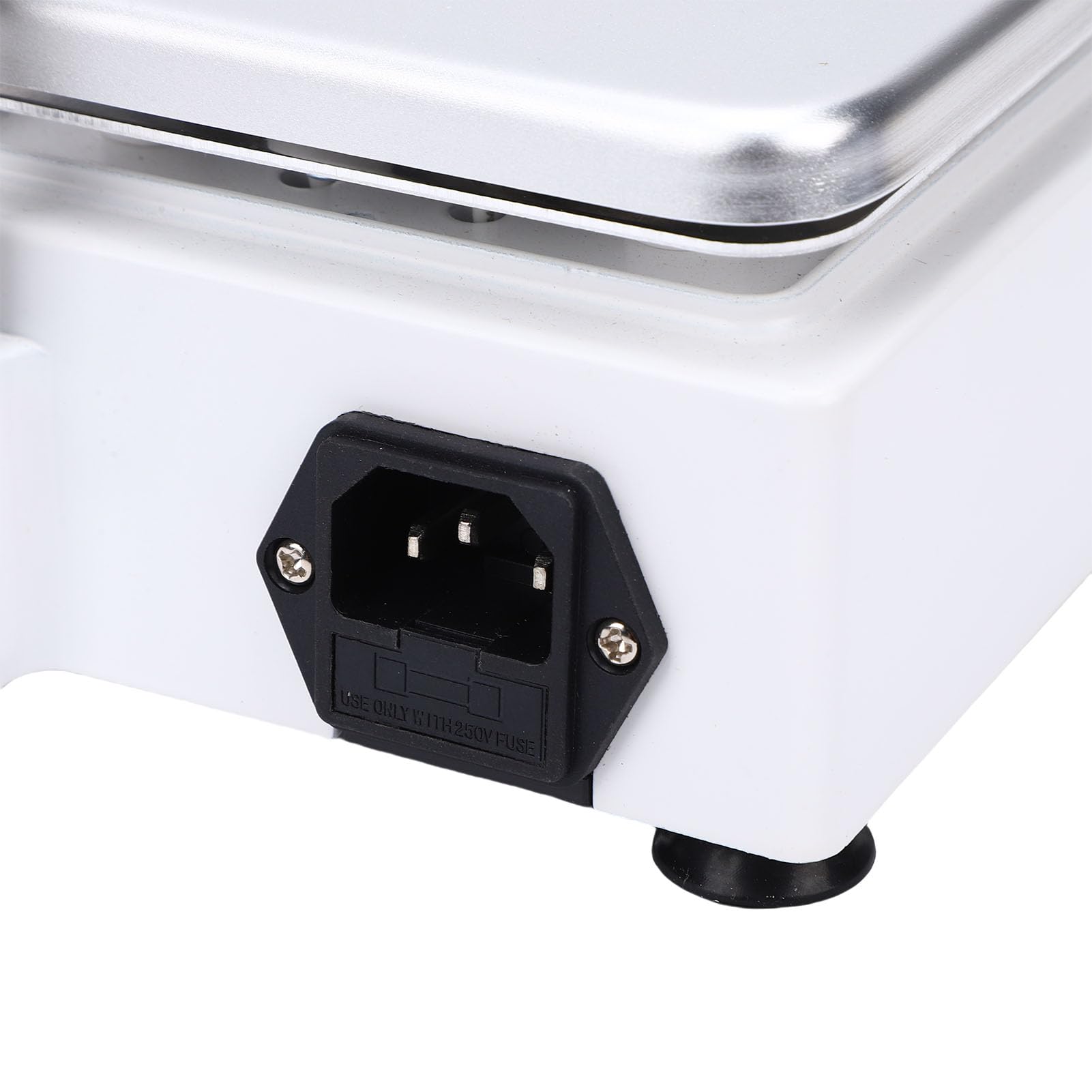 Fdit Mezclador Agitador Magnético, Placa Calefactora de Agitación Magnética de 2000 Ml con Velocidad Ajustable de 300 a 2600PRM y Control de Temperatura Constante para (Enchufe de la UE 100-240V)