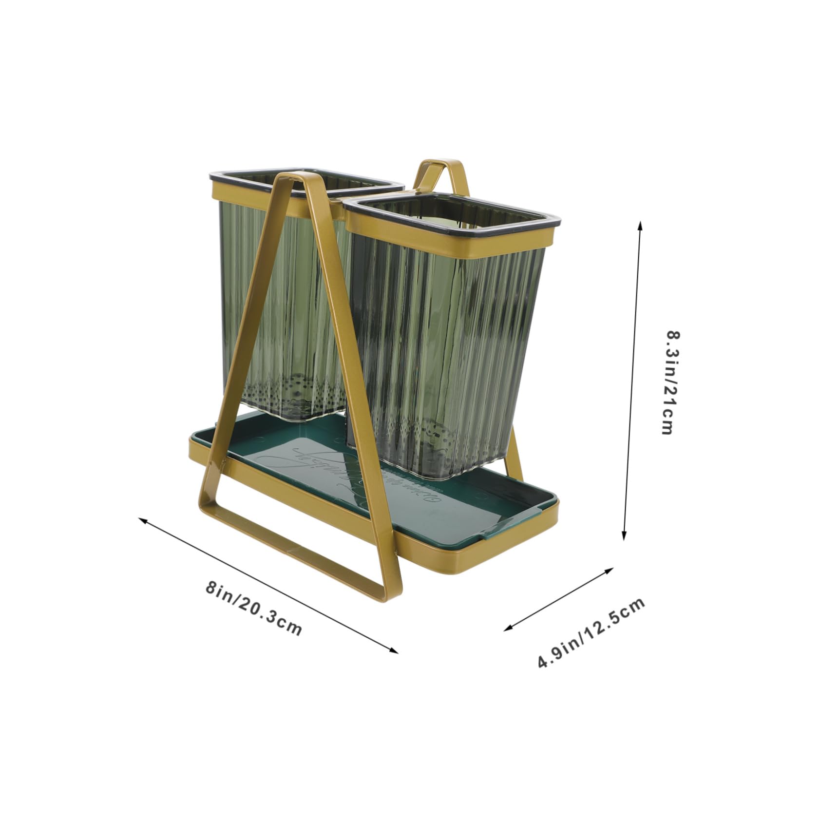 Alipis Wall Mounted Kitchen Utensil Holder Multi Function Cutlery Organizer for Forks Spoons Chopsticks Stylish with Quick Dry Design for Countertop Wall Storage