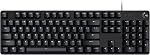 Logitech G413 SE Full-Size Mechanical Gaming Keyboard - Backlit Keyboard with Tactile Mechanical Switches, Anti-Ghosting, Compatible with Windows, macOS - Black Aluminum