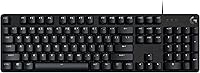 Logitech G413 SE Mechanical Gaming Keyboard - Full-Size Tactile Switches, PBT Keycaps, Aluminum Build, Anti-Ghosting, White Backlit