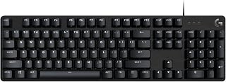 Logitech G413 SE Mechanical Gaming Keyboard: Tactile Switches, PBT Keycaps, Backlit, Anti-Ghosting Full-Size Black Aluminum
