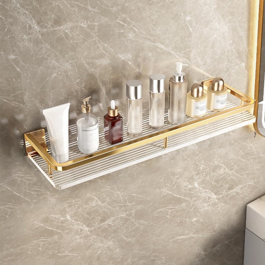 Ruiseawing Shower Shelf Racks Bathroom Storage Rack Wall Inside Organization and Storage Decor Wall Mounted Corner Storage Rack