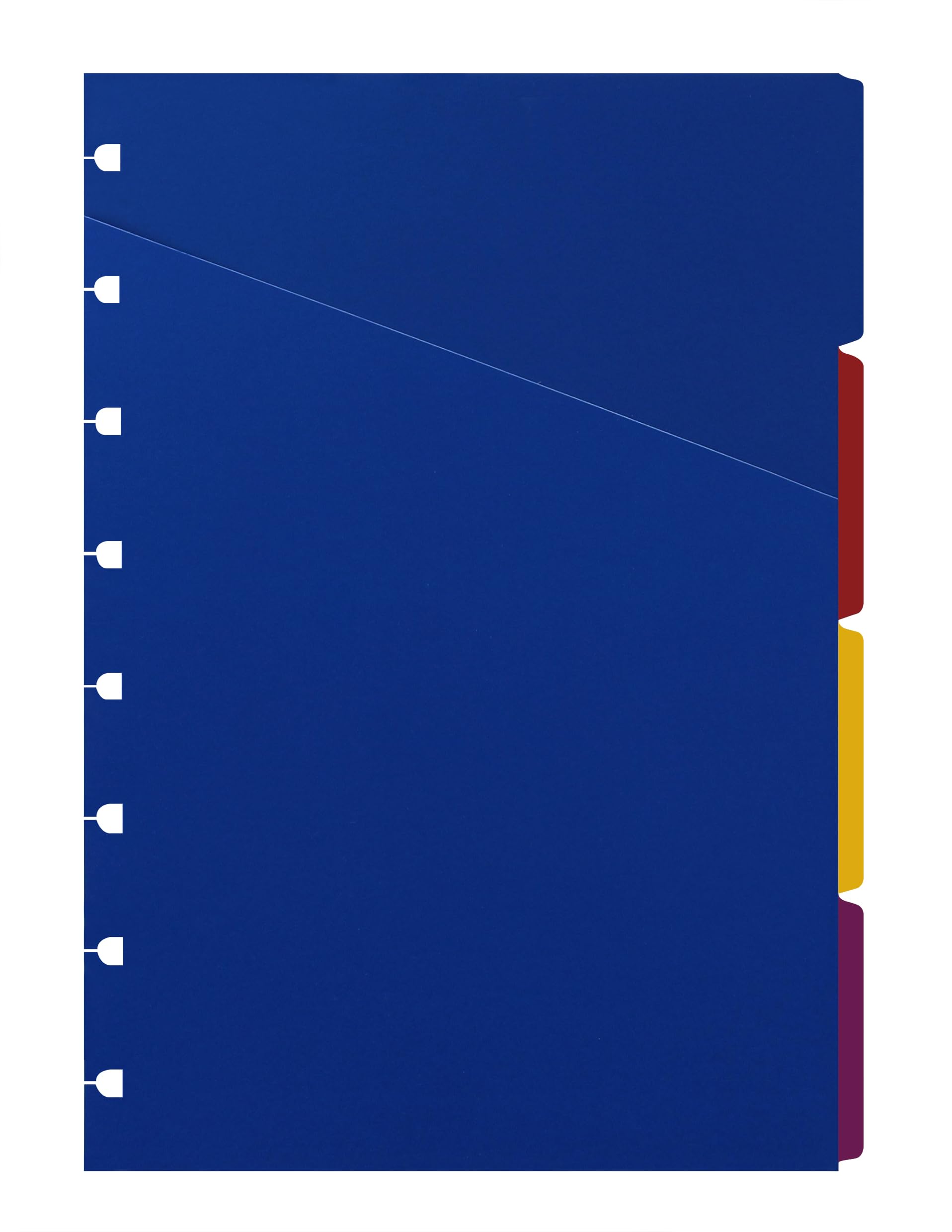 Filofax Classic Brights A5 Notebook Refill Blank Index 4 tabs Assorted