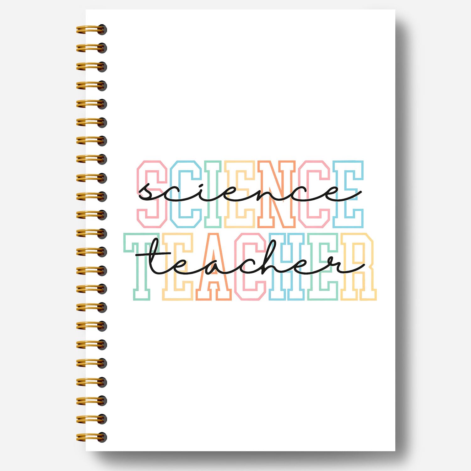 Carnet de notes à spirale pour professeur de science : fini les pages perdues au format 14x21cm