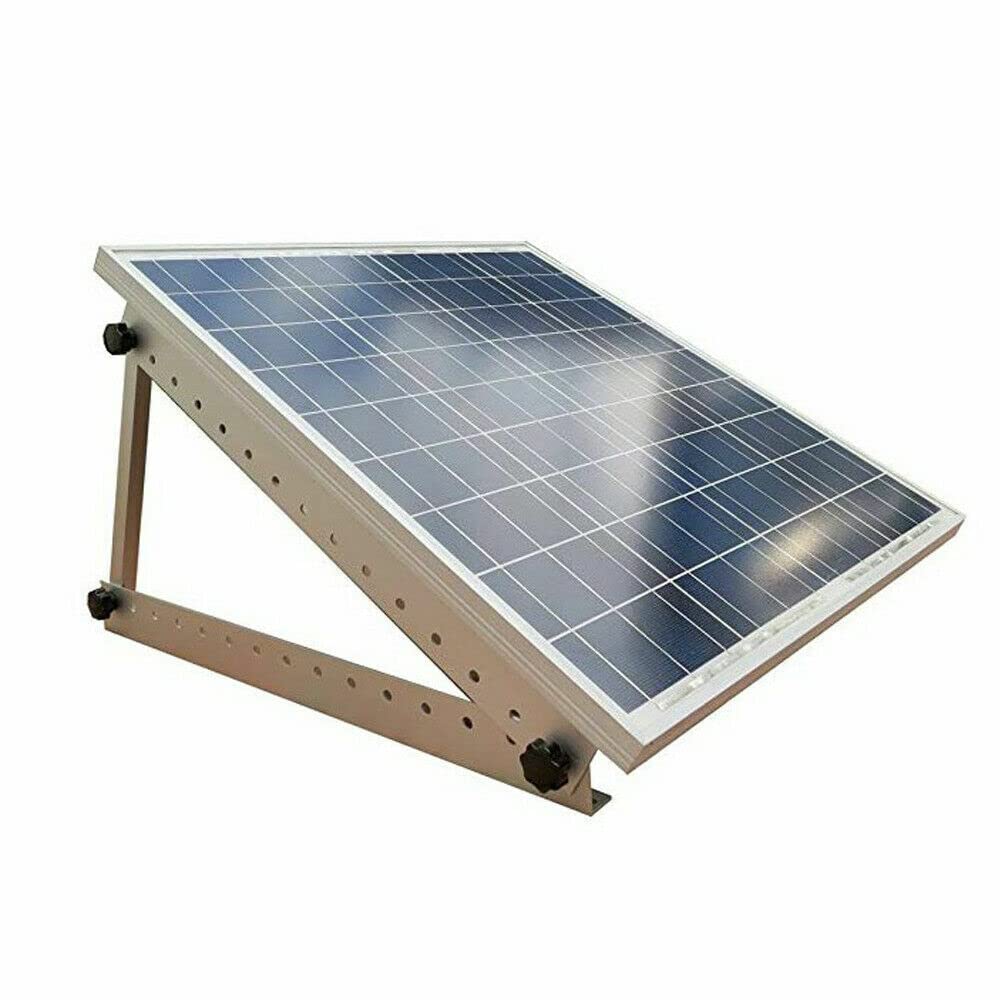 Sistema di montaggio per pannelli solari a Z per roulotte, barche, auto, camion, case, portapacchi fuori rete (8 staffe in totale