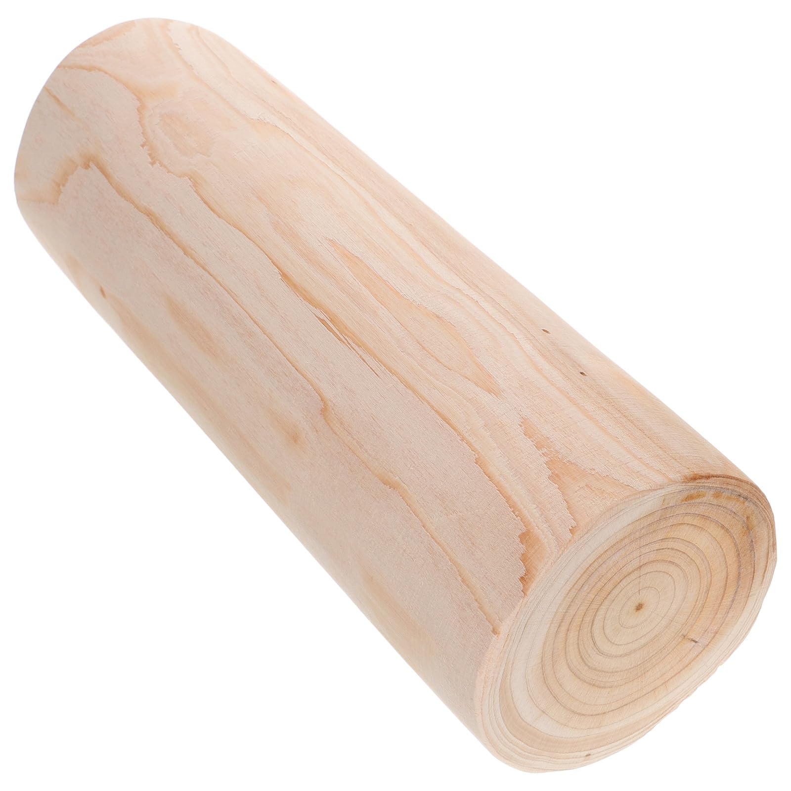 Souche d'arbre décorative HEMOTON en bois naturel beige pour jardin et bougie