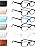 Kerecsen 6-Pack Reading Glasses Blue Light Blocking,Spring Hinge Readers for Men Women,Computer Eyeglasses (6 Mix Color, 2.25, multiplier_x)