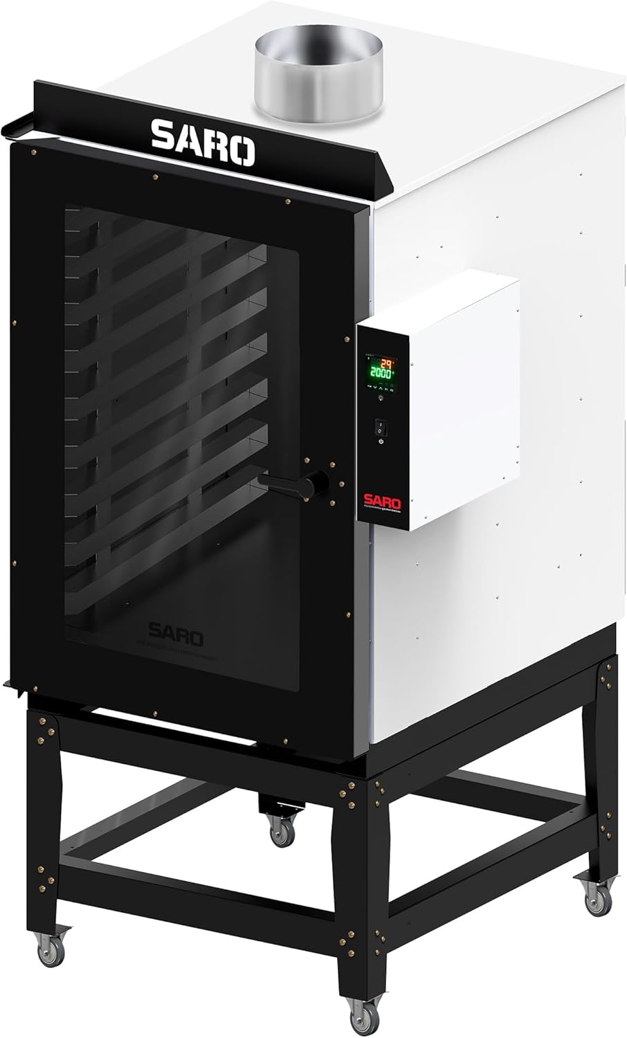 SARO FTI10LPG Industrial Gas Convection Oven – 10-Shelf Commercial Cooking Capacity