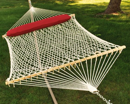 13' Cotton Rope Hammock W/Pillow #TOP5