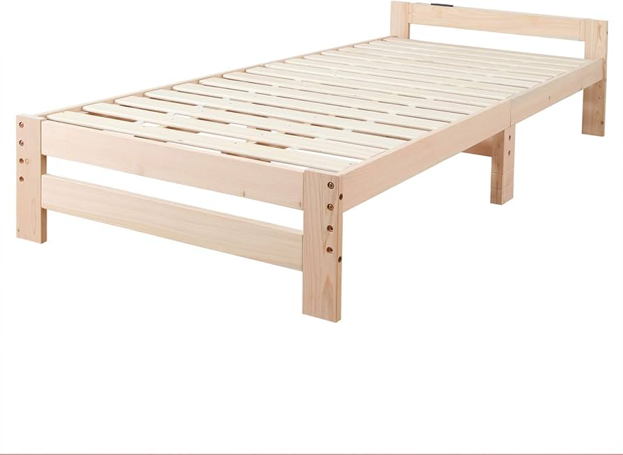 段階高さ調節できる 日本産ひのきフレーム 棚なし Amazon｜(JAJAN) 3段階高さ調節できる 日本産ひのきフレーム すのこ