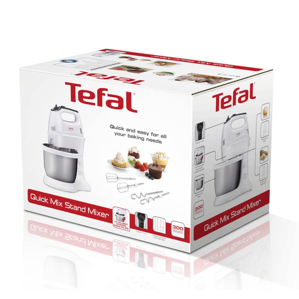 BATIDORA DE MANO CON CUBETA TEFAL HT3121