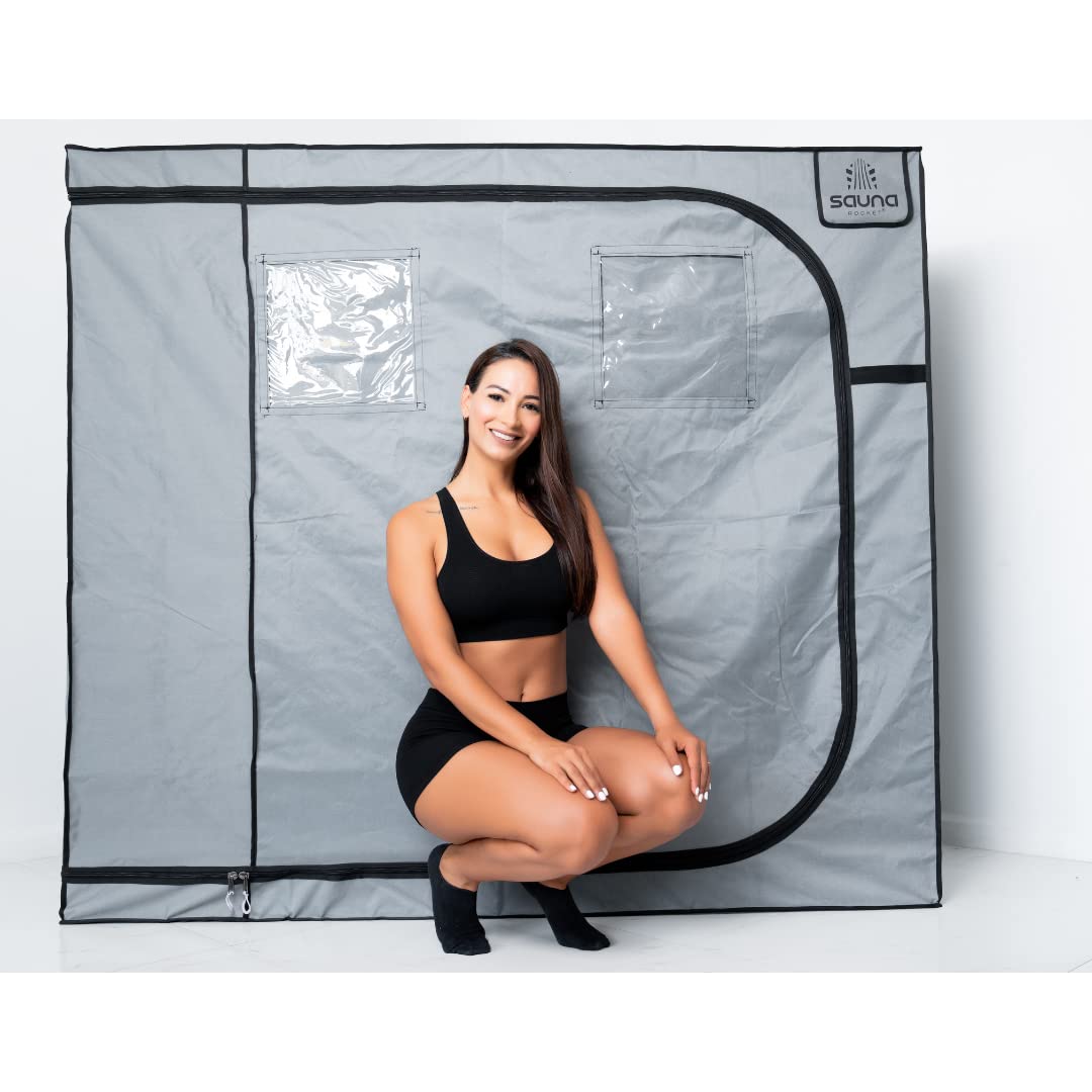 Sauna Rocket | 3-Person Full Body Sauna Portable Tent | in-Home Use for Relaxation, Recovery, and Wellness (Tent ONLY)