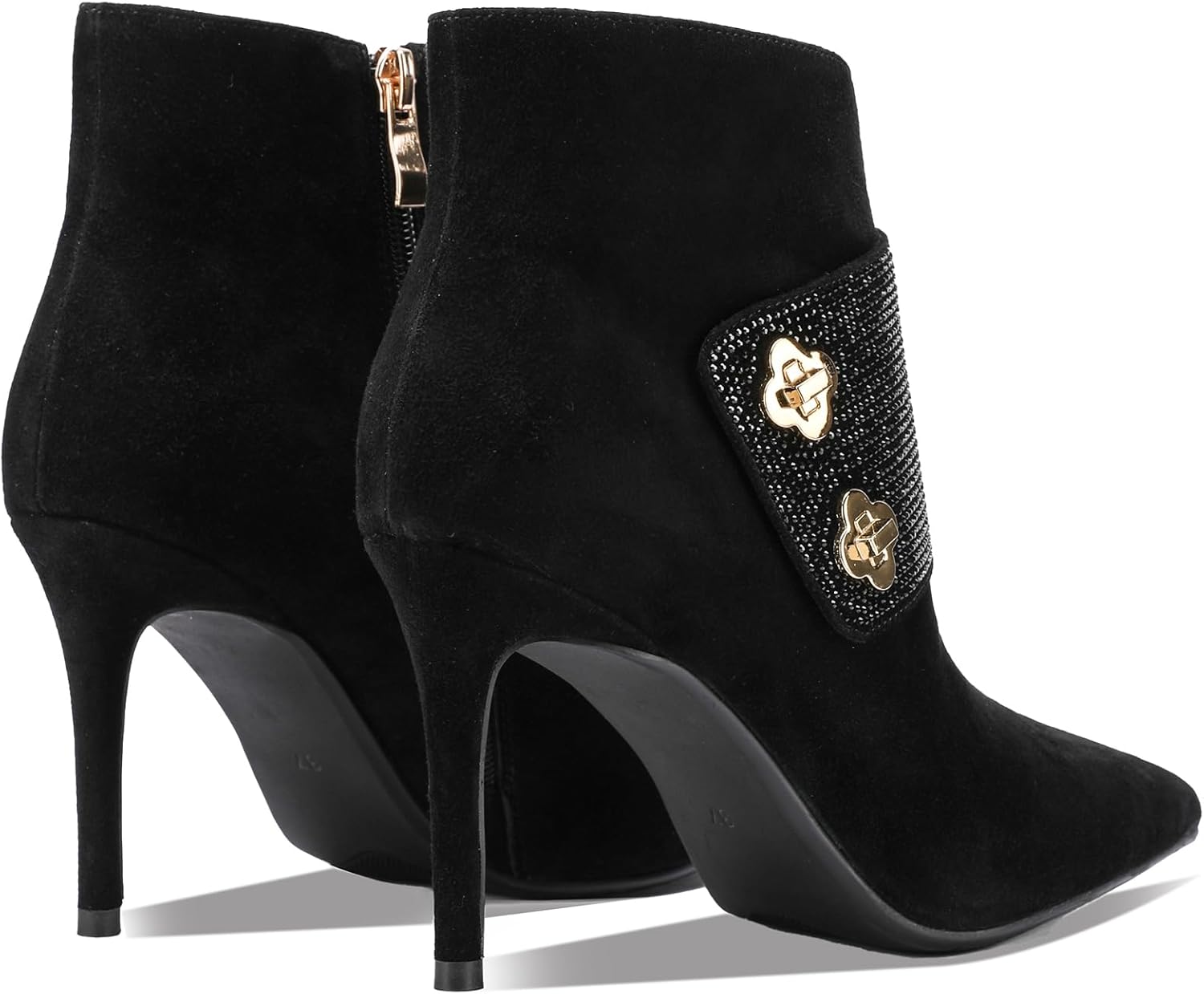 TDD Sexy Dress Stiletto Booties for Women Pointed Toe Ankle Boots - Image 6