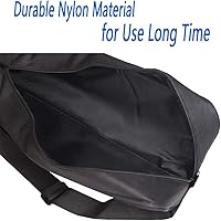 Vista 5 de Bolsa de transporte para trípode con correas para el hombro y asas, lleva trípodes de 17 pulgadas de largo, para soportes ligeros, soportes de pluma