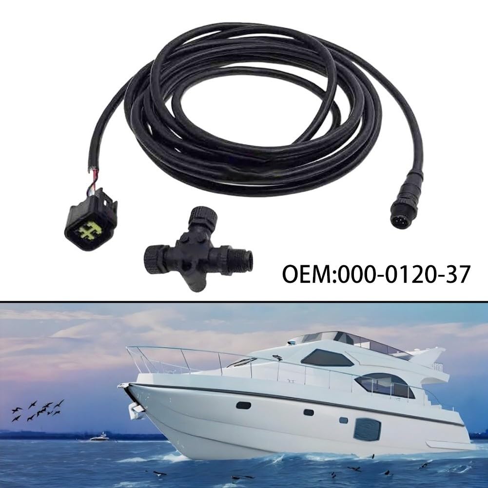 Conector NMEA 2000 Cobre PVC para sal Conector NMEA 2000 Cobre(7M) | Impermeable IP67, transmisión señal estable, cobre , PVC marino, 4 metros longitud