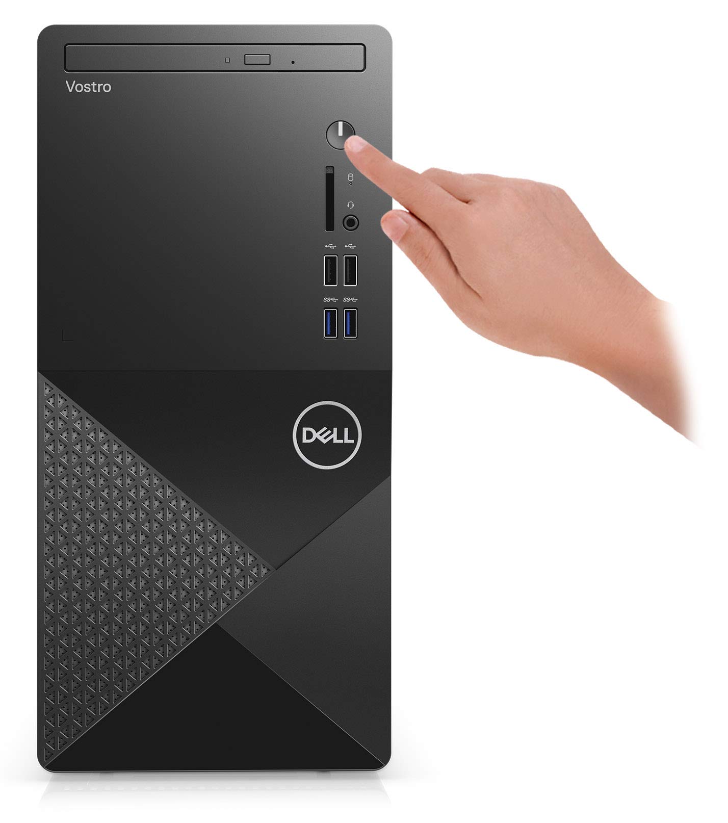 Dell 2022 Newest Vostro 3000 Series 3888 Tower Business Desktop Computer, 10th Gen Intel Core i5-10400 6-Core Processor, 16GB Memory, 512GB PCIe NVMe SSD, DVD, HDMI, VGA, Wi-Fi, Windows 10 Pro, Black