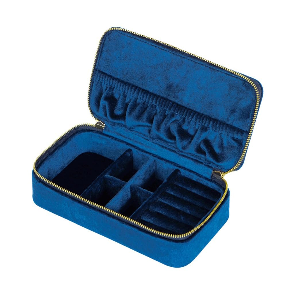 Boîte bijoux velours protection : coffret multifonction anti-rayures à compartiments