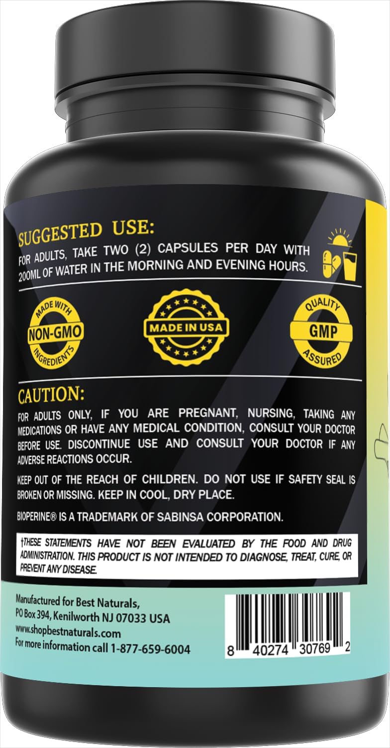 Best Naturals Day-to-Day Kidney Support with Cranberry Fruit, Vitamin C, B12, D-Mannose, Uva Ursi, Juniper Berry, Parsley Leaf 90 Veg Capsules - Image 6
