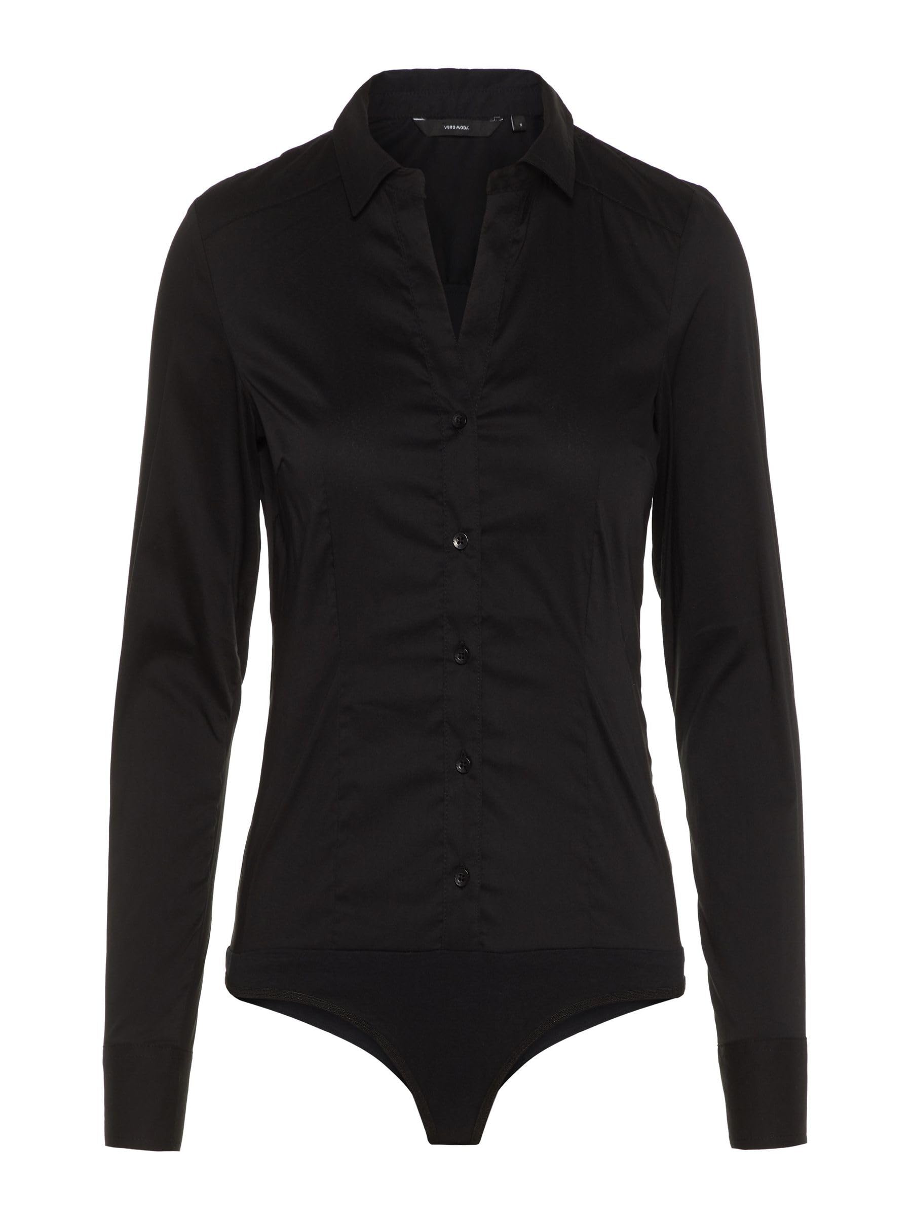 VERO MODA Blouse VMLADY Bodies chemisier body chic manches longues