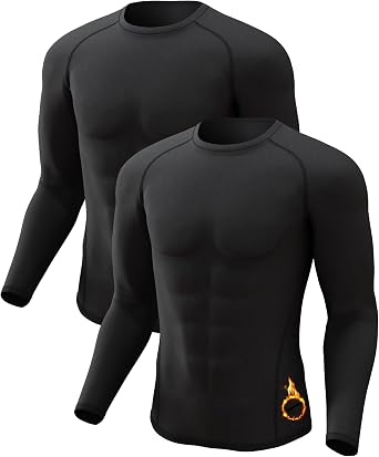 CL convallaria Mens Thermal Shirts Long Sleeve Cold Weather Base Layer Tops