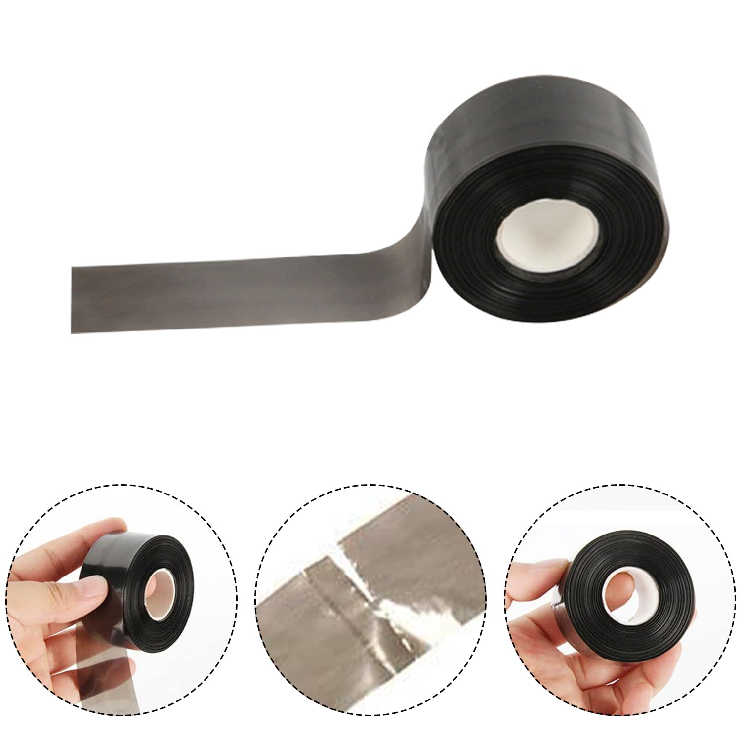 MEISH Disposable Eyeglasses Sleeve Plastic Glasses Leg Protector Eye Glass Protector Covers Protector Covers Tools for Eyeglass(Black) - Image 3