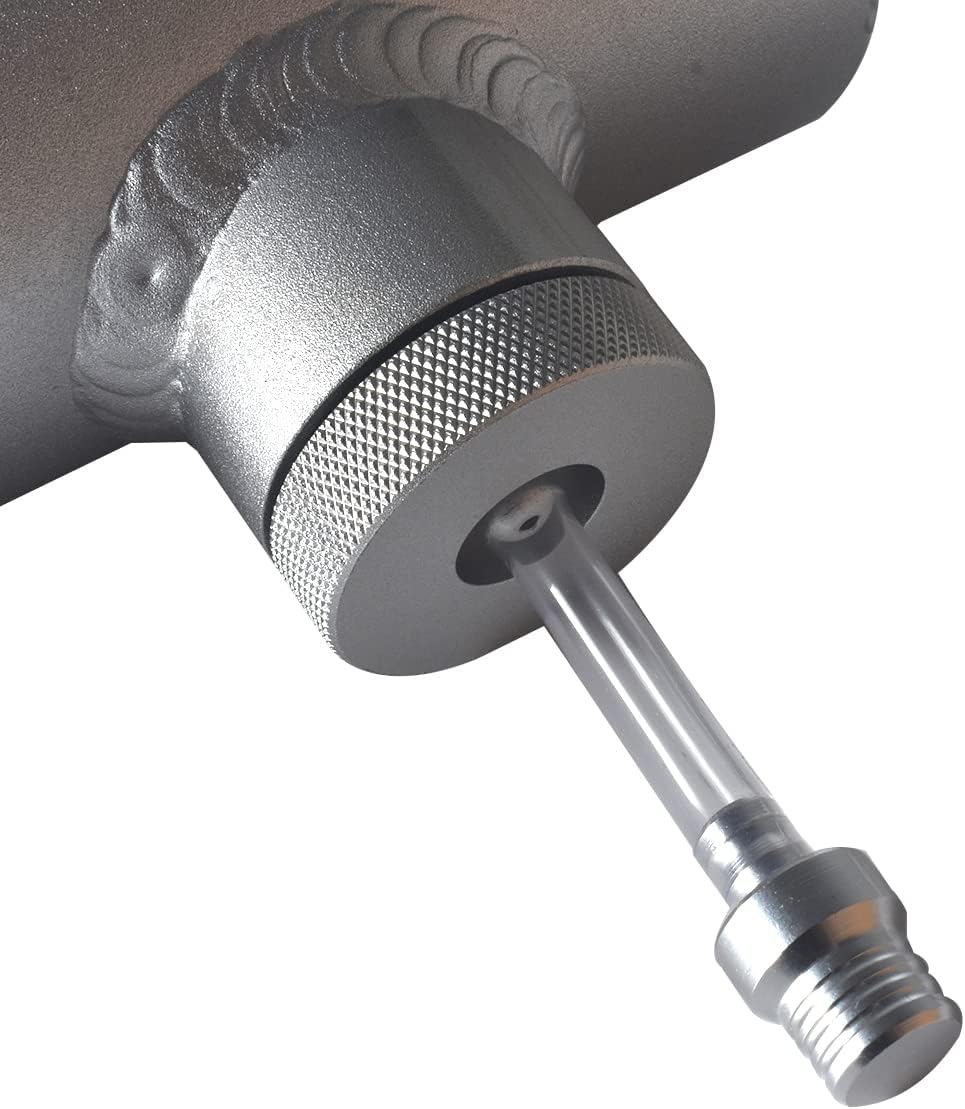 silver Gas Tank Aluminum Cylinder 10" For Coleman Powersports CT200U BT200X CT200u-ex,For Predator 212cc 196cc/6.5HP Go Kart and Gas Mini Bike