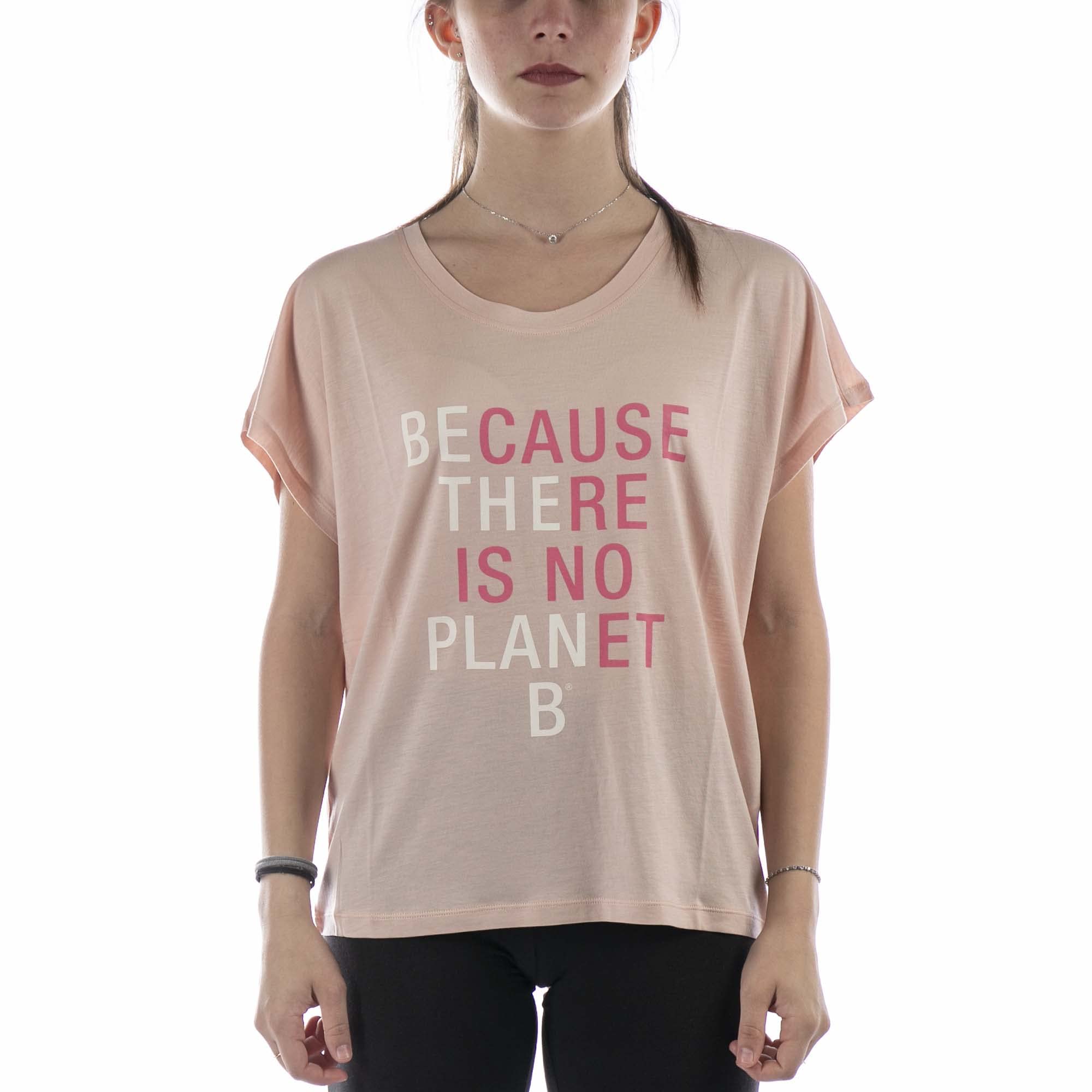 ECOALF Rialf Women's T-Shirt, Silver Pink, XS Short