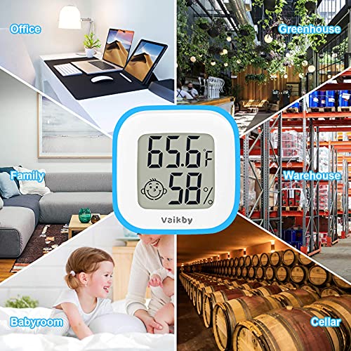 Vaikby VB Indoor Thermometer 4Pack, Humidity Gauge Meter Digital Hygrometer Room Thermometer thumb #7
