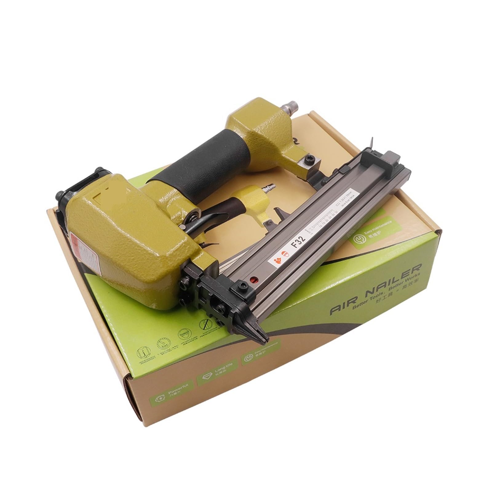 Pistolet do gwoździ, 18 Gauge Pneumatic Nail Gun Air Brad Nailer Construction Furniture Upholstery Stapler F30, Compressed Tools(AP male)