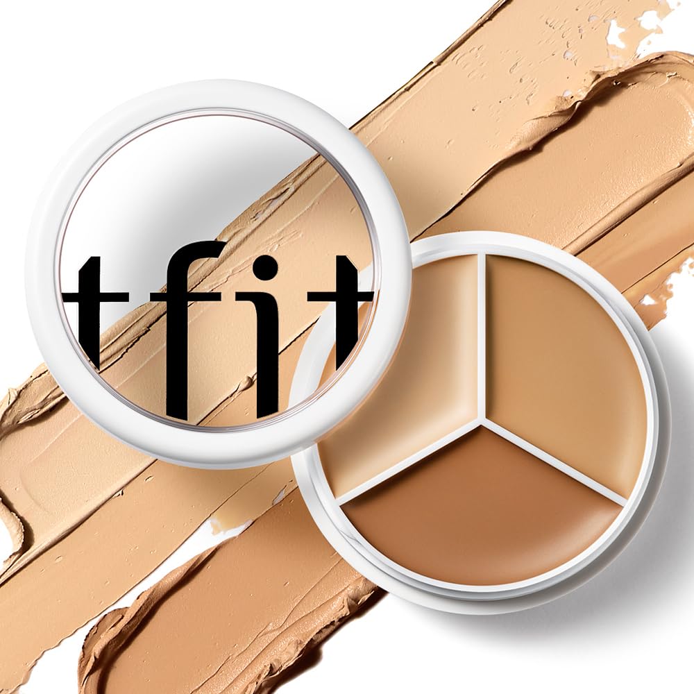 Amazon.com : TFIT Multi-Use Pot Concealer - Triple Palette | High