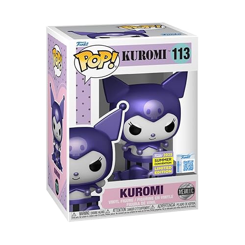 Funko Kuromi in Gift Box Metallic Pop Summer Convention Exclusive 2025 Pop Vinyl Figure 113