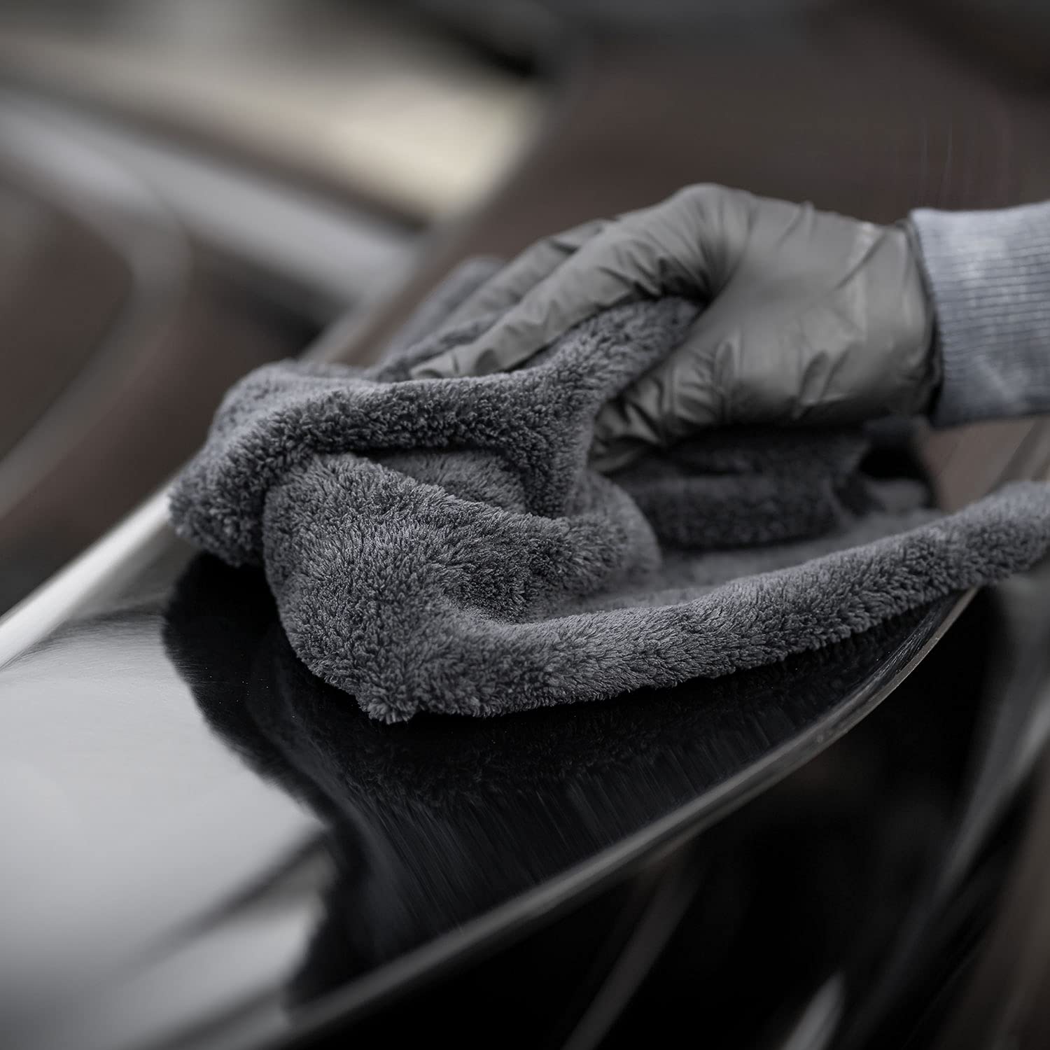detailmate Polier Set | PLSH H15 Exzenter Poliermaschine mit Tasche + Koch Chemie Polituren + Finish Spray 140ml + Polierpads + 2x Poliertücher + 3M Abdeckband | Für eine professionelle Autopolitur