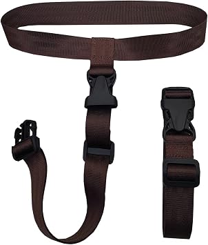2 Pack Travel Accessories Luggage Straps - Add a Bag Suitcase Strap BeltBrown