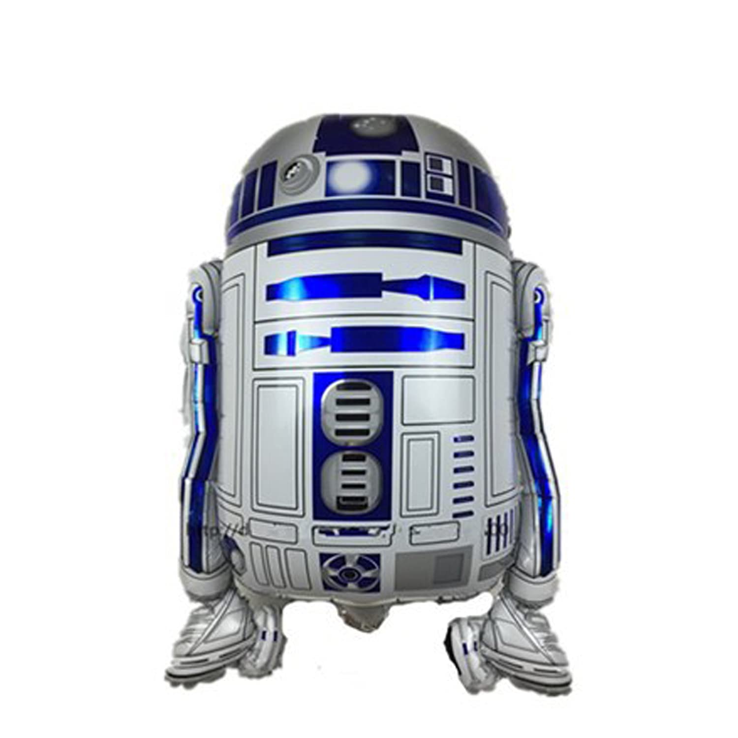 RasuImpex 1pc 26” Compatible StarWar R2D2 Flying PET Balloon Anti-Gravity Toy HOVERS Science Fiction Outer Space Birthday Anniversary Theme Party Decoration #RasuDecor (R2D2-1)