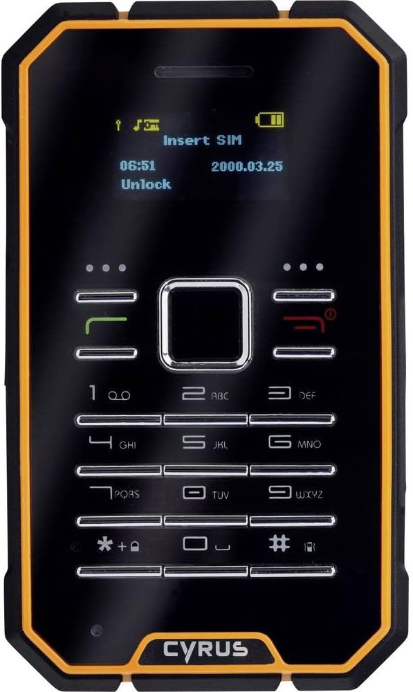 Cyrus Outdoor mobile phone CM1 unlocked - Das kleinste Outdoor-Handy der Welt.