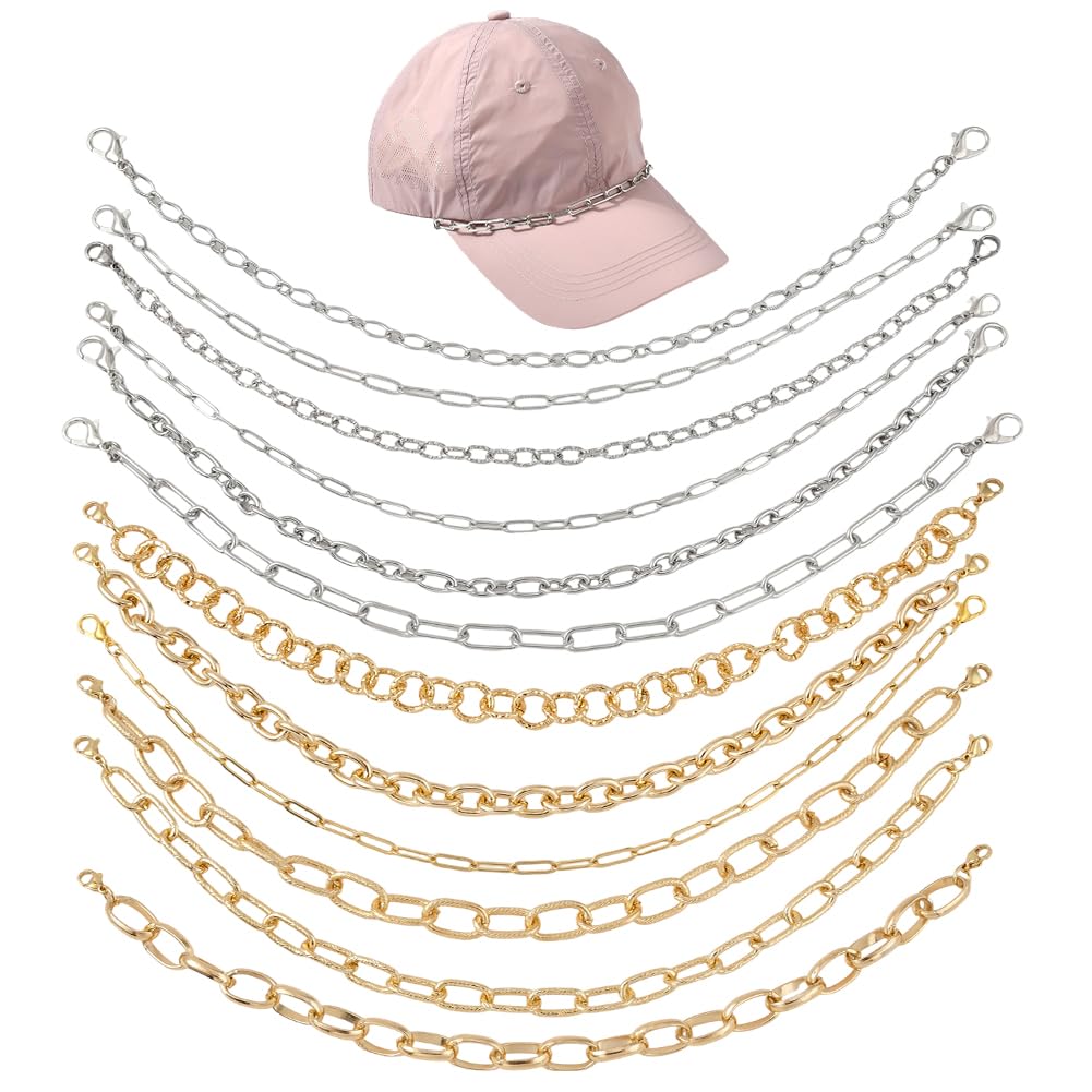 Breloques de casquettes amovibles en acier inoxydable 304 durable, lot de 12 pièces SUNNYCLUE