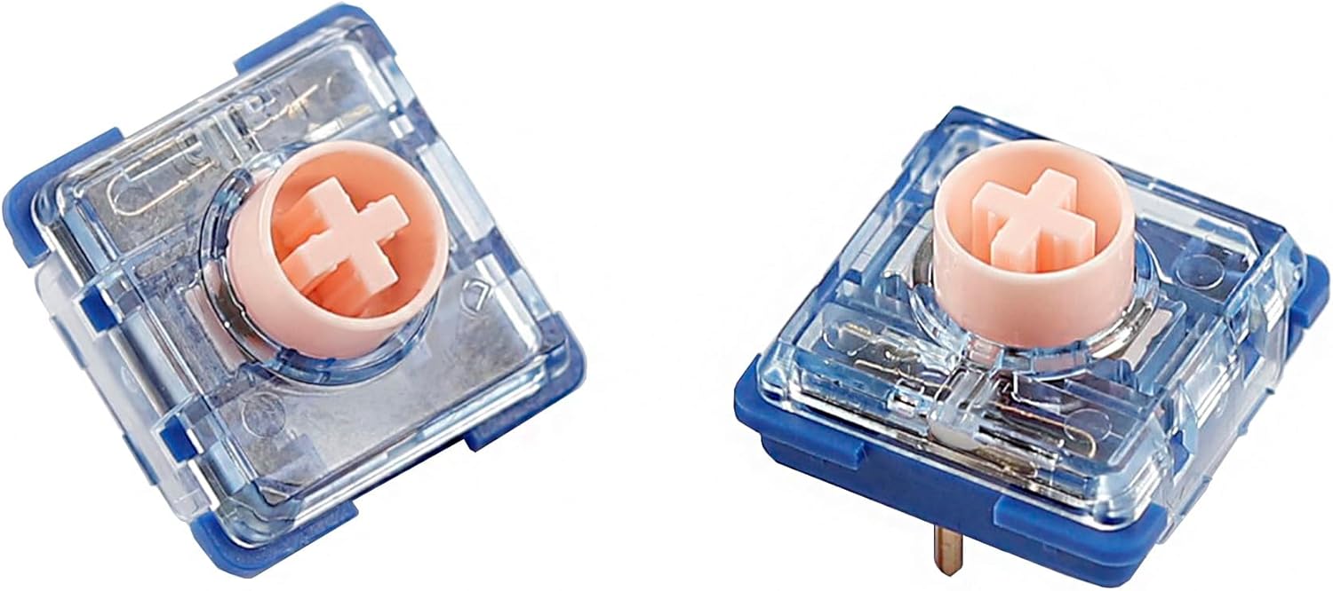 Kailh Deep Sea Low Profile Pink Island Choc 110PCS V2 Silent Switches 1353 RGB MINI Linear Custom DIY Switch for Mechanical Keyboard Laptop
