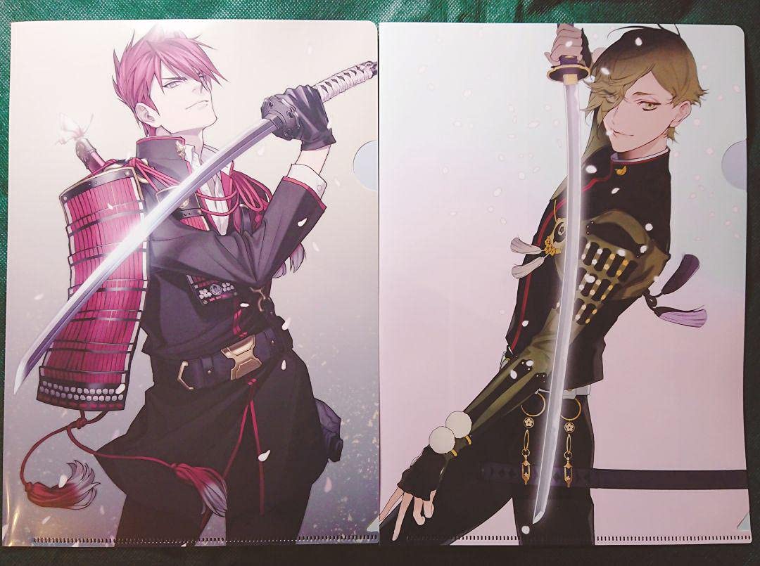 Amazon.co.jp: 二周年記念祝画 クリアファイル 大包平 鶯丸 セット