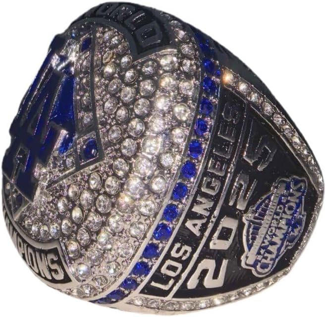 Rare Legacy L#A. 2025 New Baseball Defending Championship Ring 5#17#18#50 - High-Level Transparent Sandalbox Silver Plated Museum-Grade Replica Display Adult