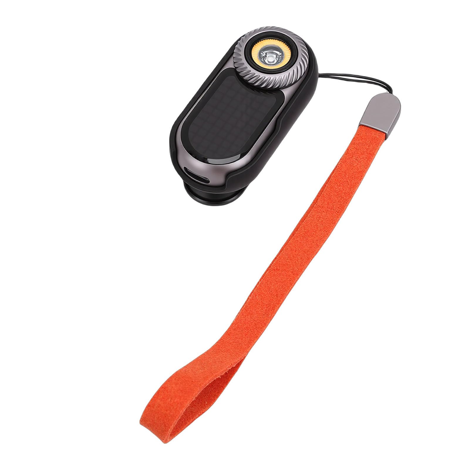 EDC-Taschenlampe mit Einstellbarer Helligkeit und Lustigem RGB-Display für Unterhaltung, für Technikbegeisterte, Graues Aluminium