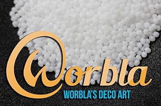 Worbla Deco Art - White Moldable Thermoplastic Pellets 4.4 oz COPLAY Friendly Plastic Beads