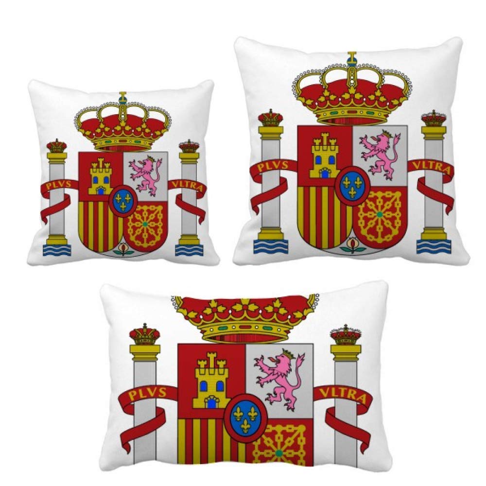 Housse de coussin emblème national Europe pour canapé salon