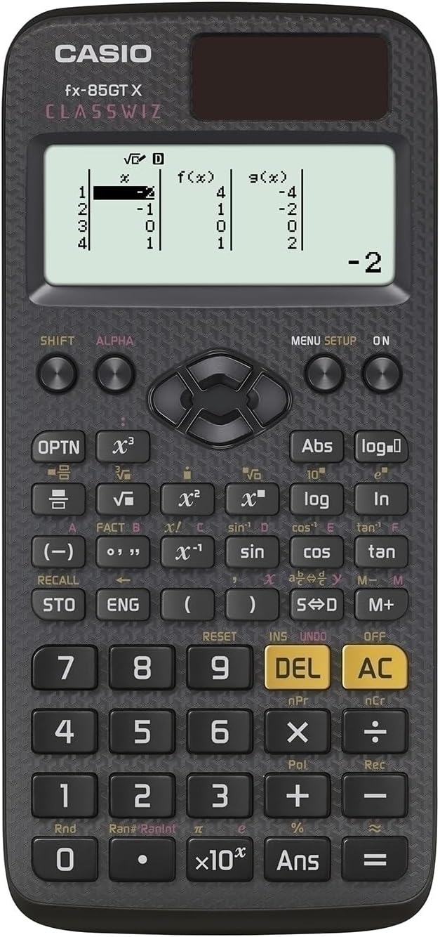 Casio fx-85GTX Scientific Calculator, Black