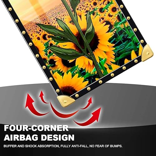 Miniatura 7 de Funda compatible con iPhone 11 Pro Max, TPU suave de lujo y parte trasera de policarbonato duro para niñas y mujeres, funda protectora a prueba de