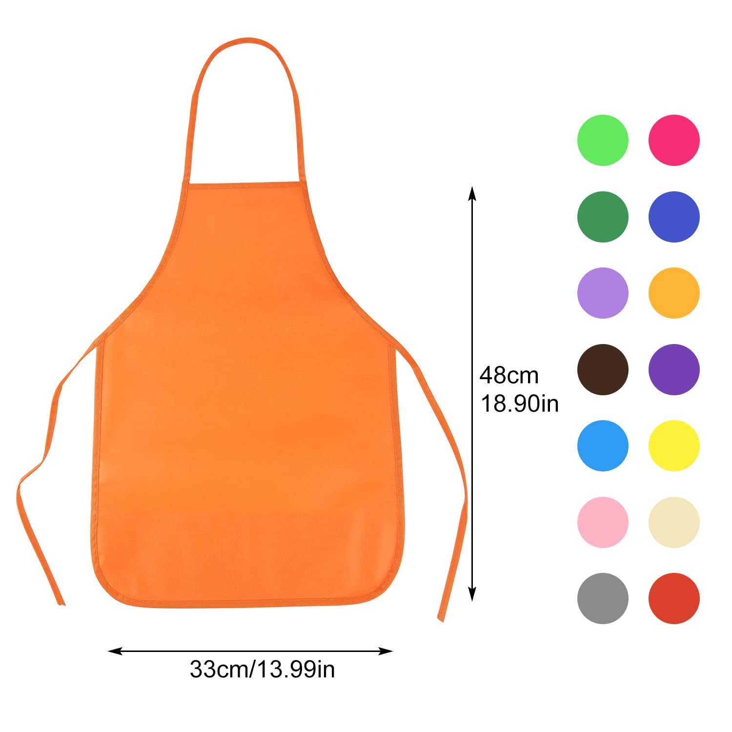 30 Pezzi Grembiuli per Bambini PLULON, Grembiuli da Pittura per Arte, Casa, Cucina, Scuola, Feste e Attività Creative, Confezione Multipla