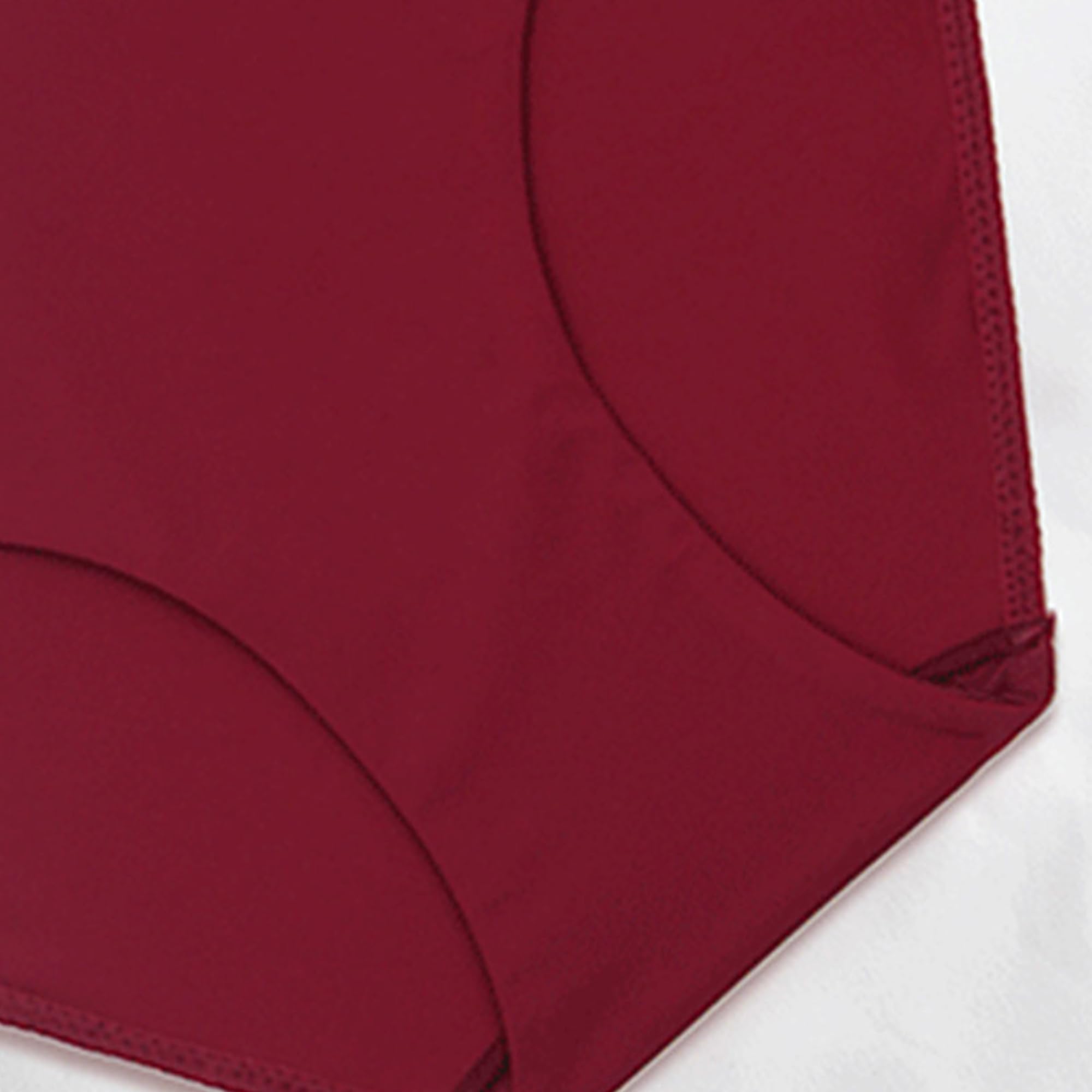 Slip da donna sottili, semplici, multicolore, traspiranti, in vita, tinta unita, in nylon, comodi e morbidi (rosso, 5 pezzi, S)