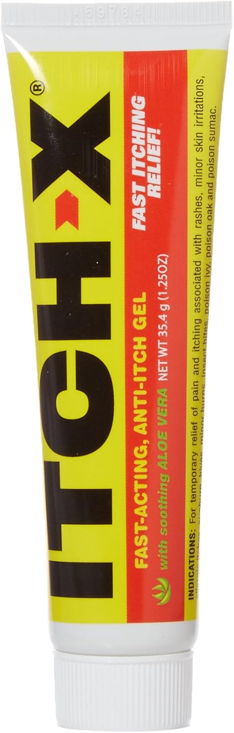 Itch-x Fast-Acting Anti-Itch Gel, 1.25 Oz : Health & Household