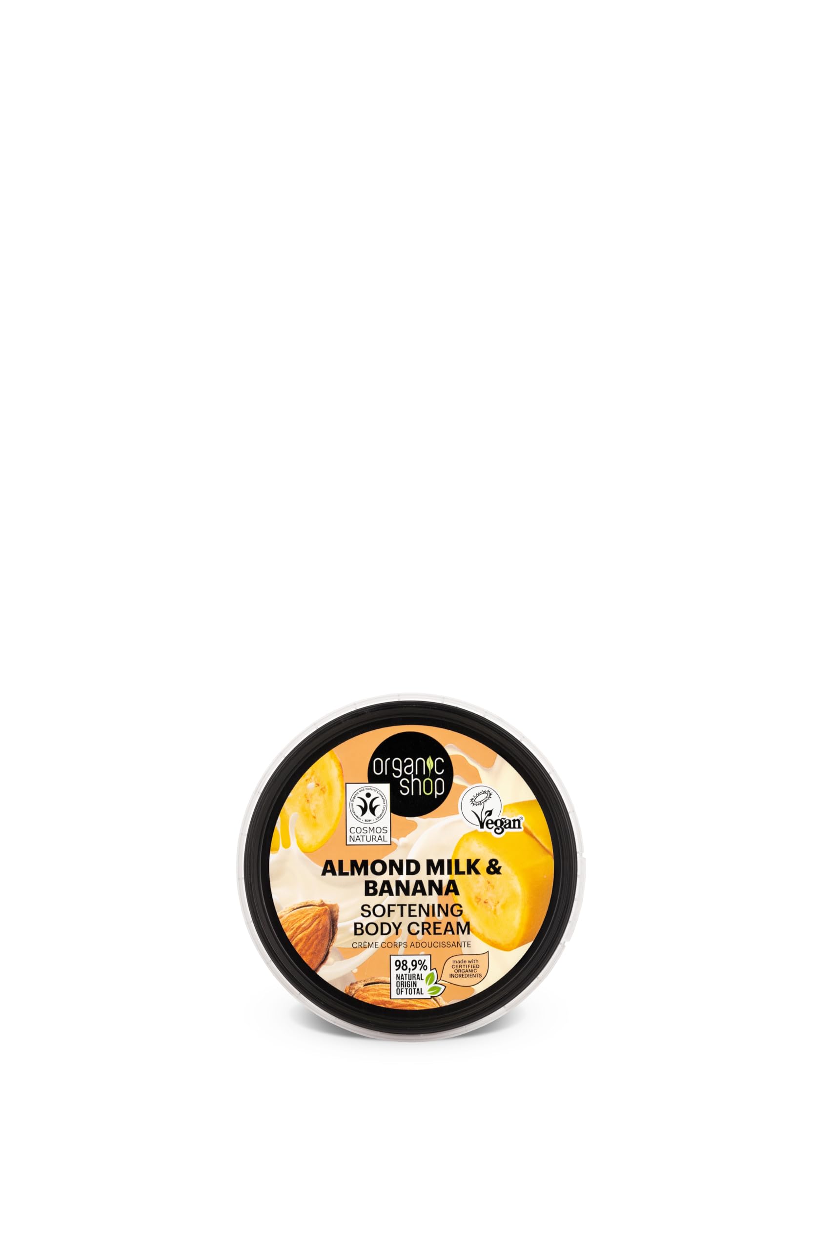 Organic Shop Crema Corpo Ammorbidente Latte di Mandorle & Banana (250ml)